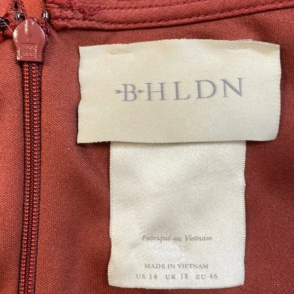 BHLDN Cali Satin Charmeuse Midi Dress By Anthropologie!!🔥🔥🔥 - Picture 15 of 16